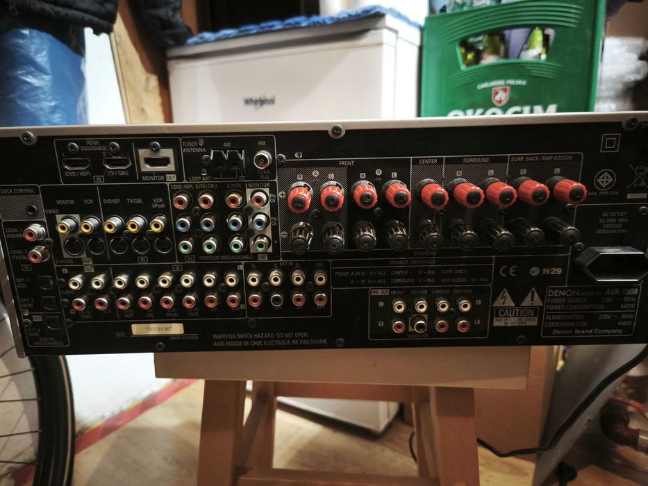 Amplituner Denon AVR 1908 + kolumny