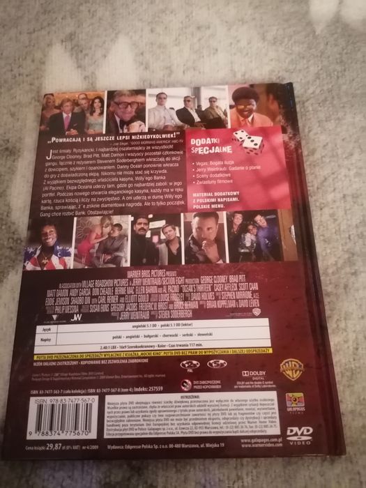 Film na dvd ,,Ocean 's thirteen"