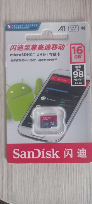 Karta MicroSd SanDisc 16 gb