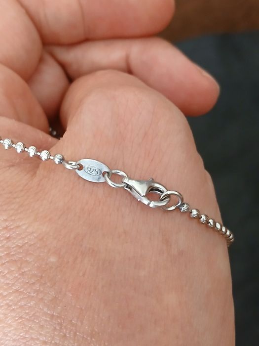 Срібний ланцюжок з підвісом