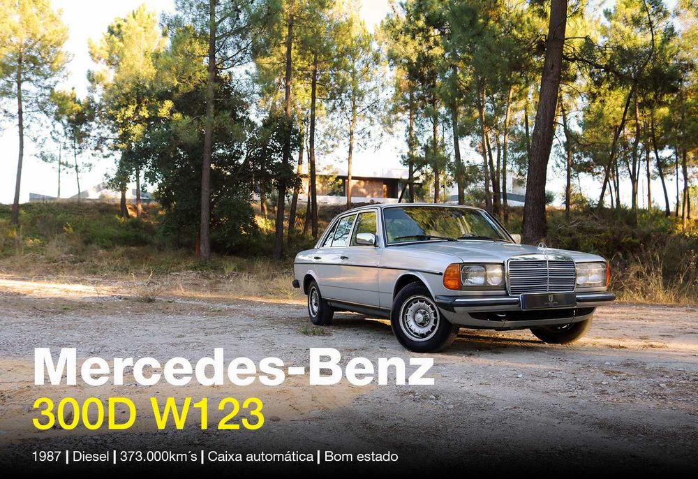 Mercedes-Benz 300D W123 - Caixa aut.