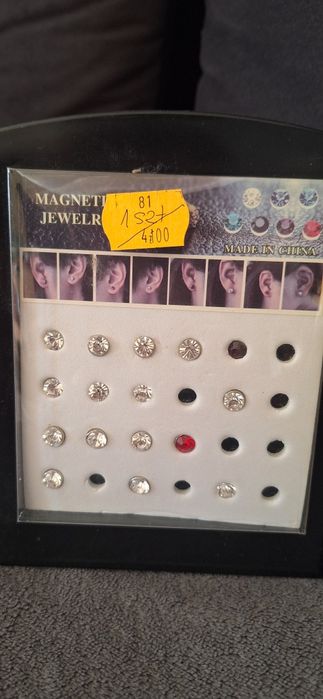 Kolczyki magnetyczne zestaw