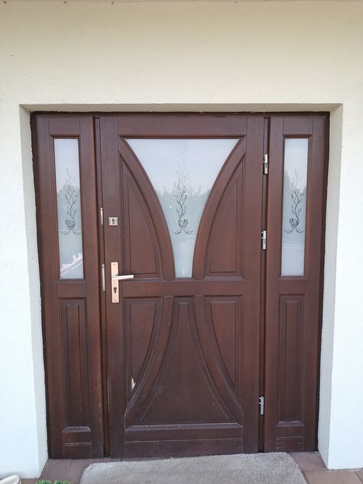 Drzwi zewnętrzne z demontażu