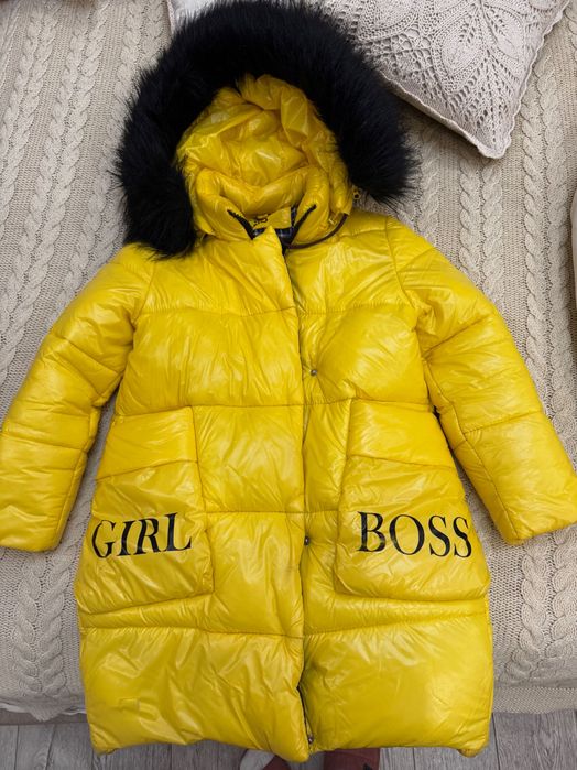 Зимняя длинная курта