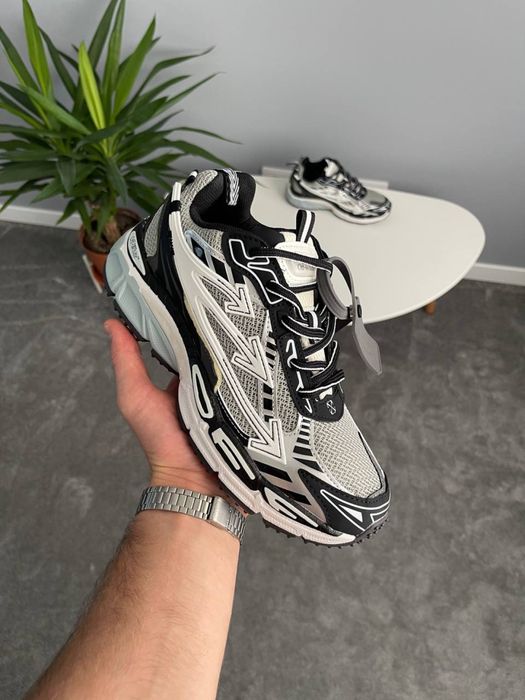 Кросівки Off-White Be Right Back Grey Black • Офф-Вайт