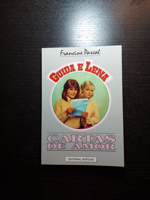 Livro antigo "Guida e Lena - Cartas de Amor" - Francine Pascal