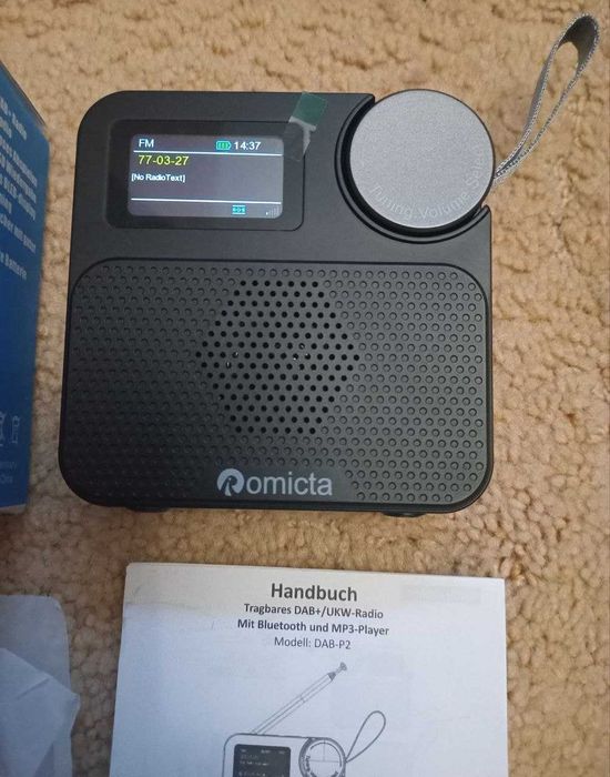 цифрове радіо Romicta P2 DAB/DAB+/FM | Bluetooth-колонка | MP3