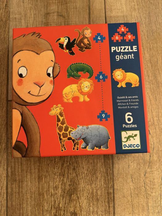 Пазли Djeco великі, дуже гарний стан!