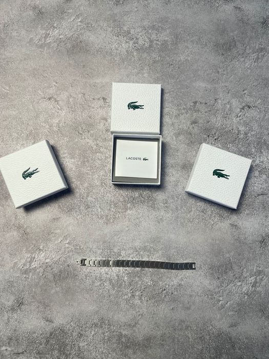 ‼️РОЗПРОДАЖ‼️ Браслет Lacoste | Срібний | Унісекс