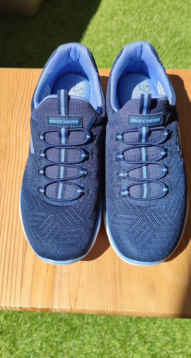 Skechers Memory Foam, Slip Ins, Azul nº 36