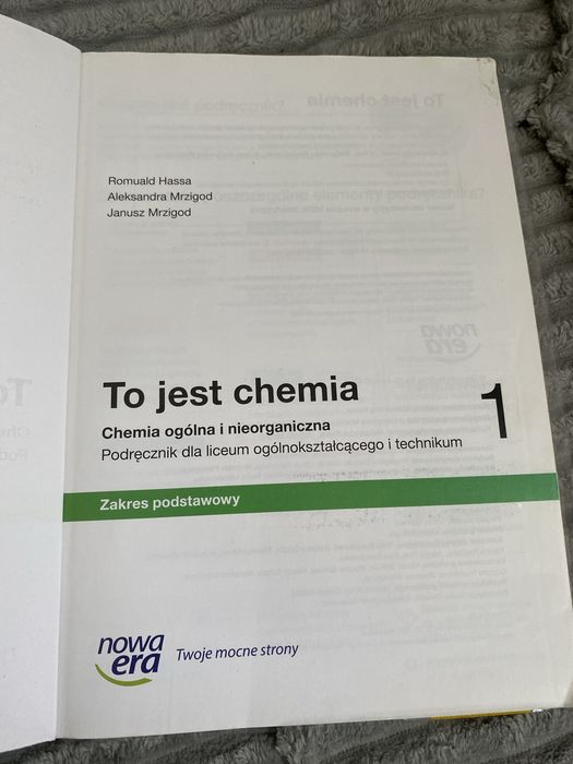 Podręcznik To jest chemia 1