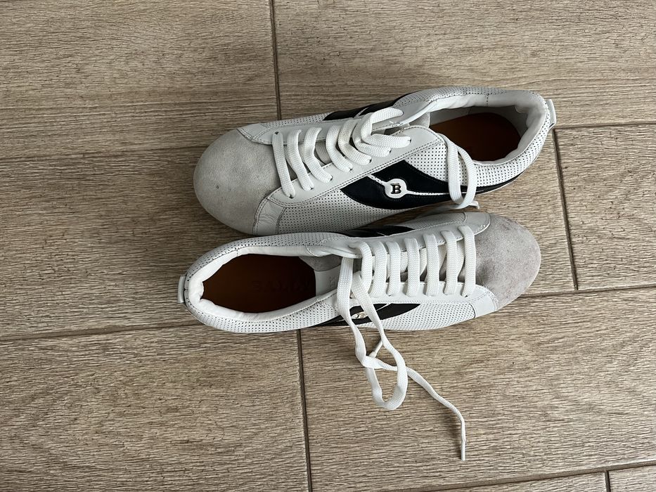 Чоловічі кеди/ кросівки шкіряні, нові, бренд BALLY, розмір 40