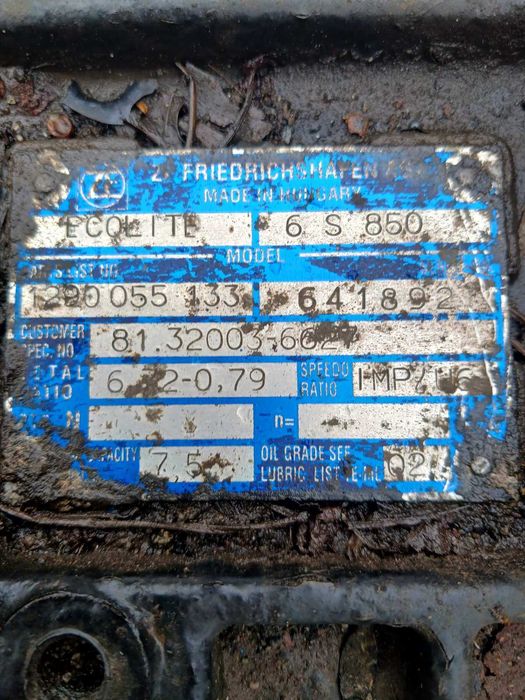 КПП на Ман - ZF ECOLITE  (6 S 850 ) 2003 р.в.