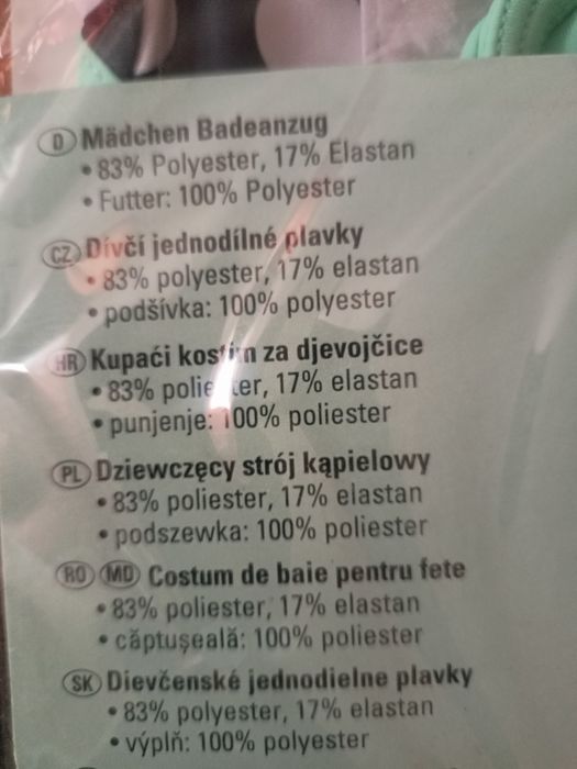 Strój kąpielowy.