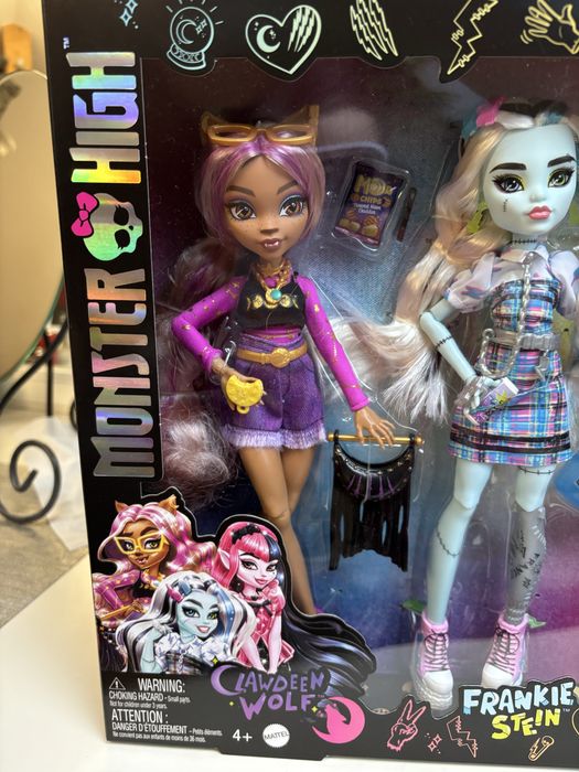 Lalki Monster High 3pak Frankie Draculaura Clawdeen