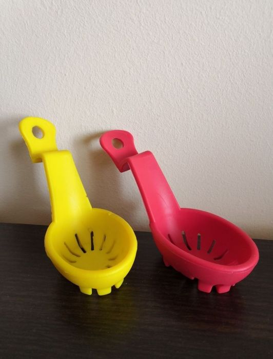 Uchwyty silikon do gotowania jajek