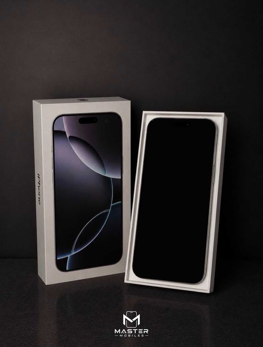 Apple iPhone 16 Pro Max 1 TB WHITE A- ESIM Open Box BAT 100% gw 6 miesięcy