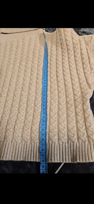 Mohito komplet SM beżowy sweter golf spódnica