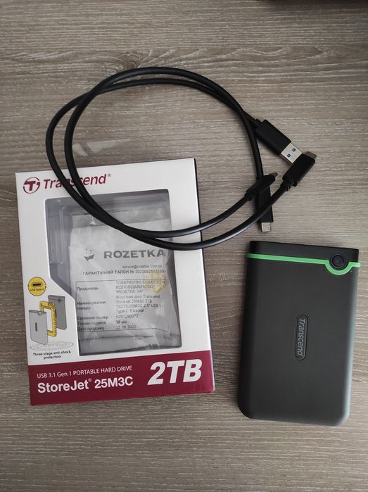 Transcend StoreJet 25M3C 2TB