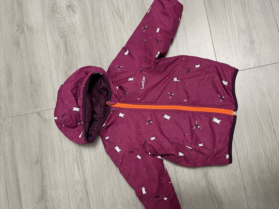 Курточка двостороння на дівчинку 3 роки