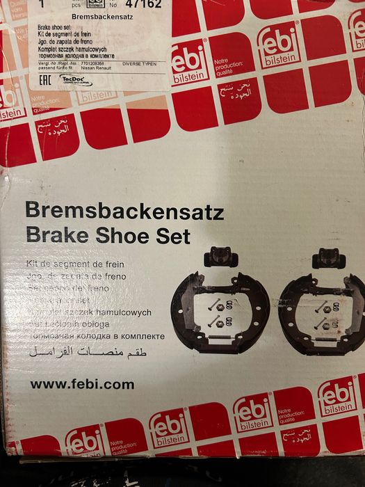 Zestaw hamulców szczęki cylinderki sprężynki Renault Clio III 3 Okazja