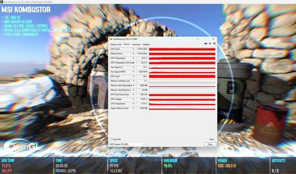 Видеокарта Msi rx6600