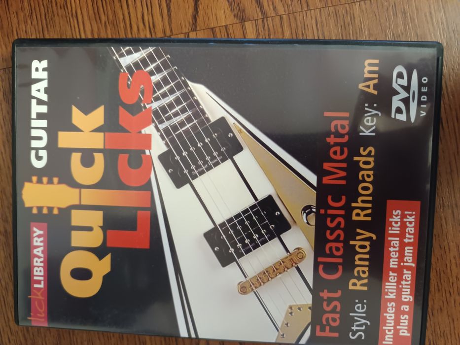 Lekcje gitary Randy Rhoads i Van Halen zestaw dwóch płyt DVD