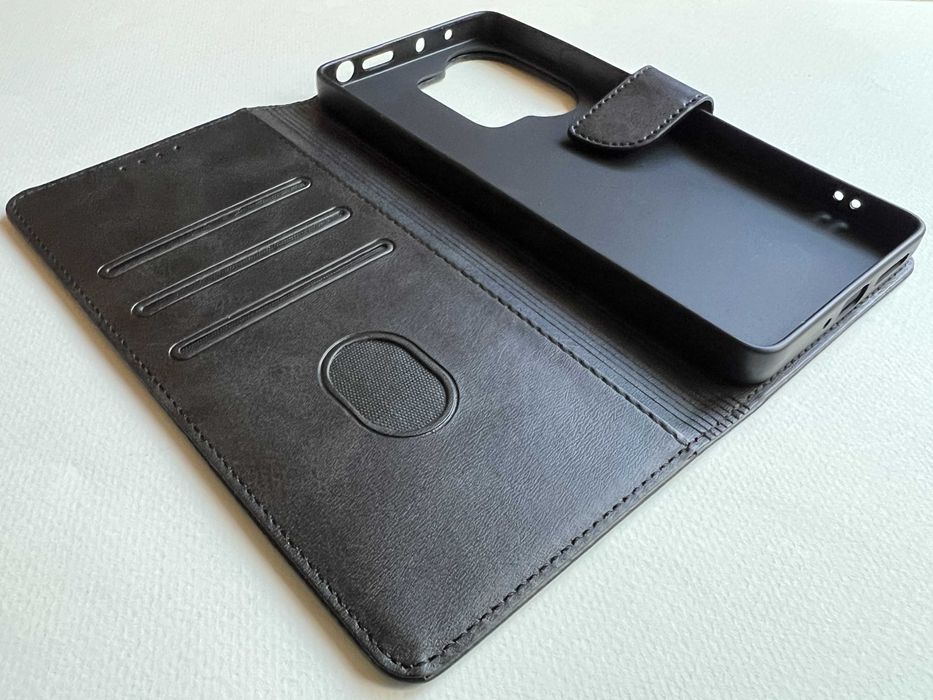 Redmi Note 13 Pro 4G, Poco M6 Pro чохол-книжка Wave Fold чорний чехол