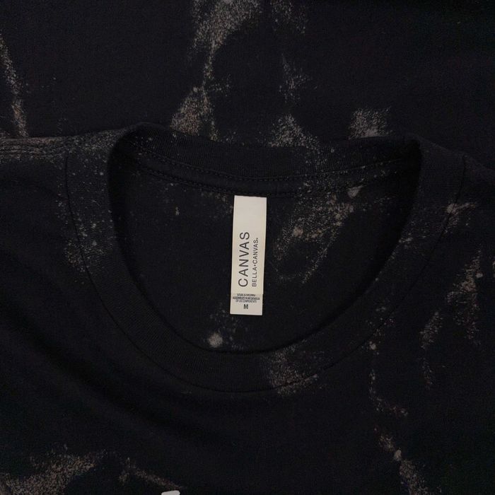T-shirt Preta Bella Canvas Esqueleto M Grunge Gótico Unisexo