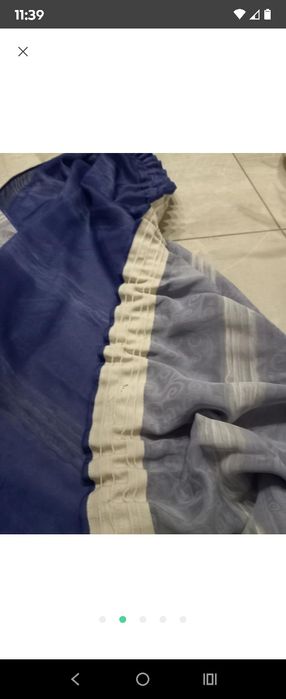 Штора Прованс синя