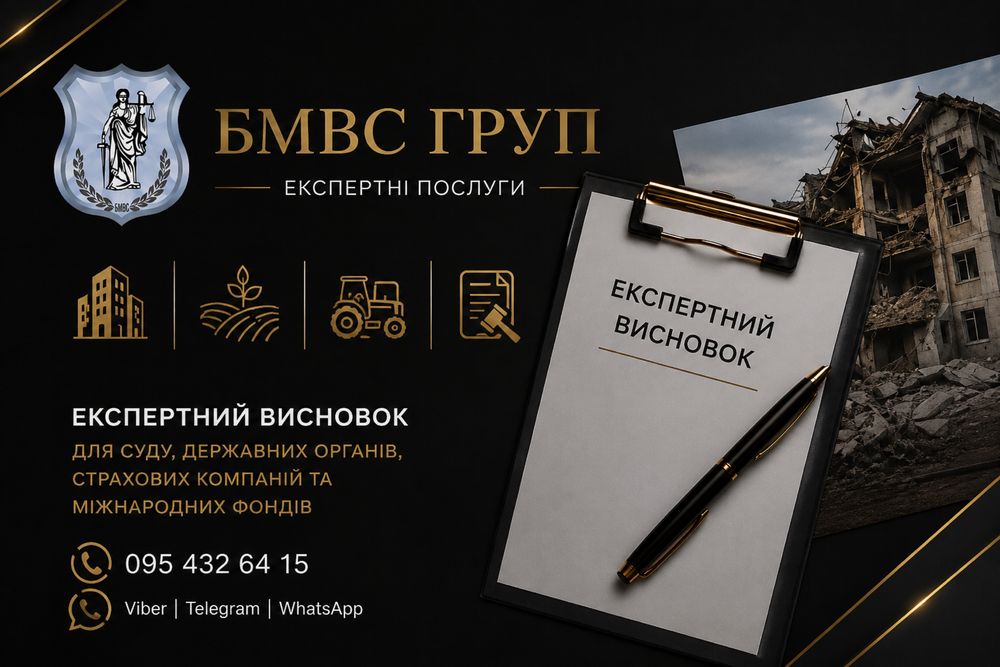 Незалежна судова експертиза та оцінка збитків майна Запоріжжя