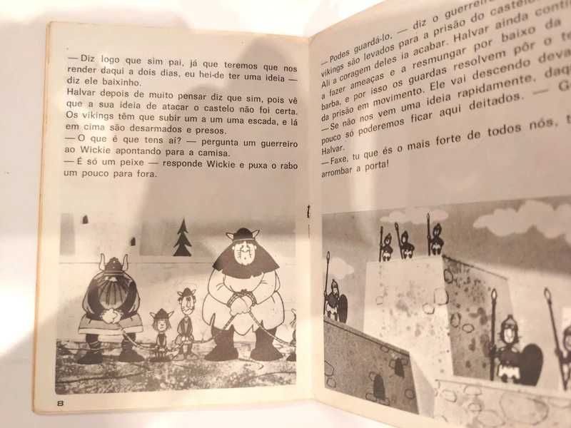 Wickie a aventura com o peixe serra