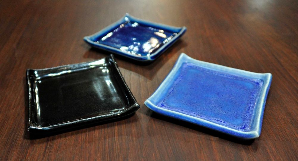 Prato aperitivo de cerâmica