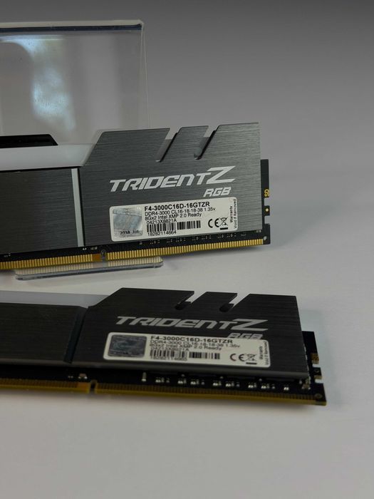 Оперативна пам'ять G.Skill Trident Z RGB DDR4 16GB (2x8GB) 3000MHz CL16 | МАГАЗИН | Гарантія 90 днів