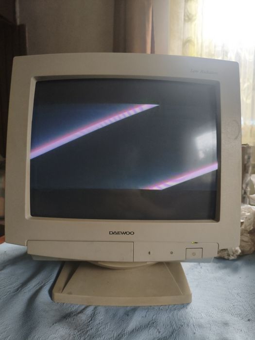 Monitor CRT Daewoo 14" (1995r.) CMC-1424X / Sprawny / Retro PC VGA