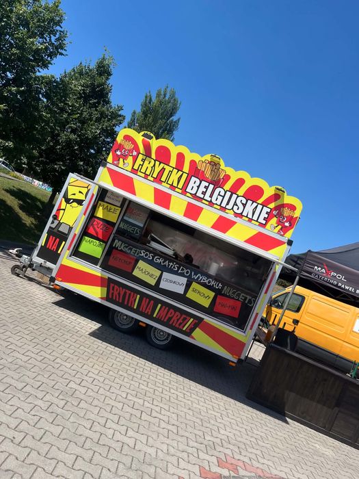 Przyczepa gastronomiczna frytka belgijska
