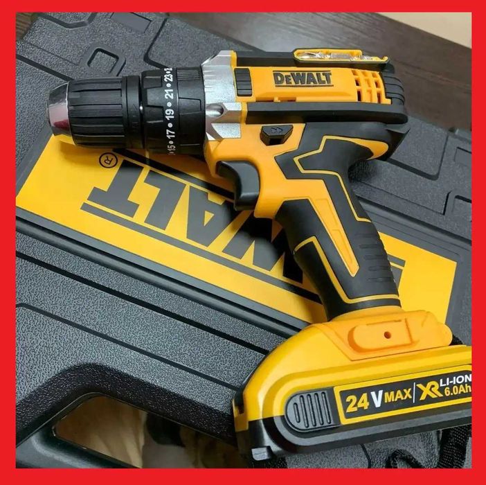Акумуляторний шуруповерт Деволт шуруповерт DeWALT 24 V арт5595