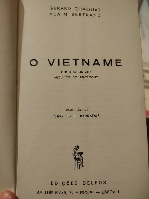 Livro "O Vietname" de Gerard Chaouat e Aladin Bertrand ( Março 1973