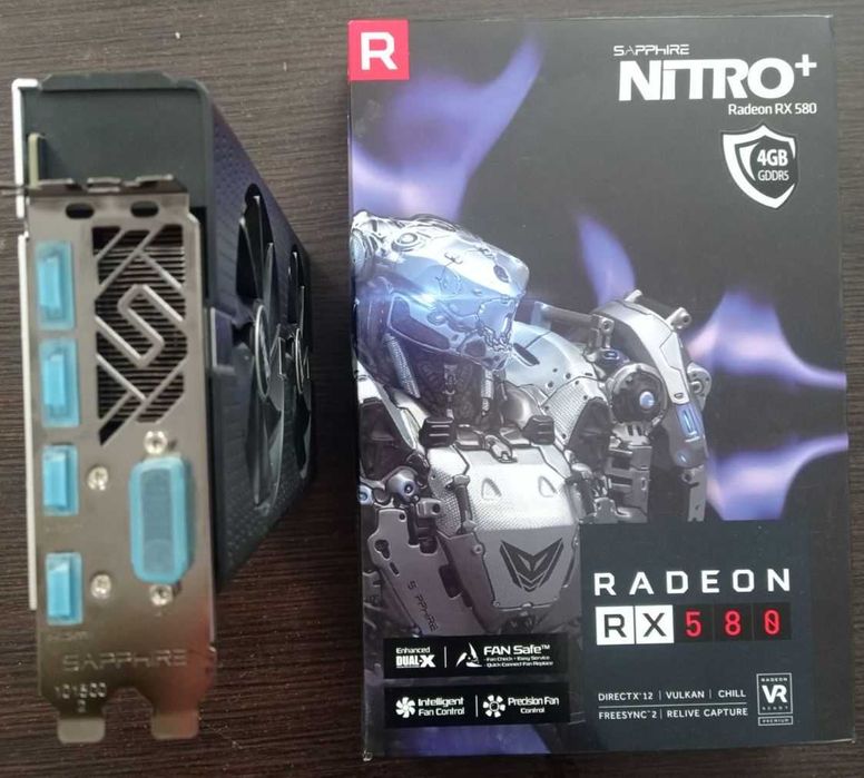 Відеокарта Sapphire Radeon RX 580 4GD5 NITRO+