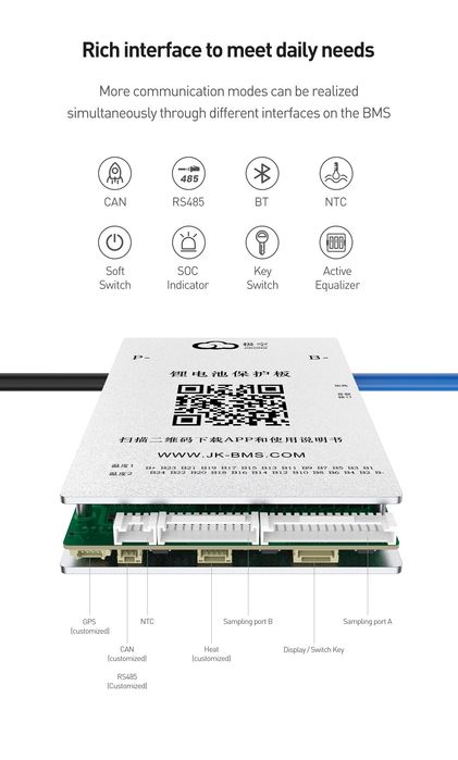 У наявності! JK BMS B1AS810P, BD4A8S-4P JiKong
