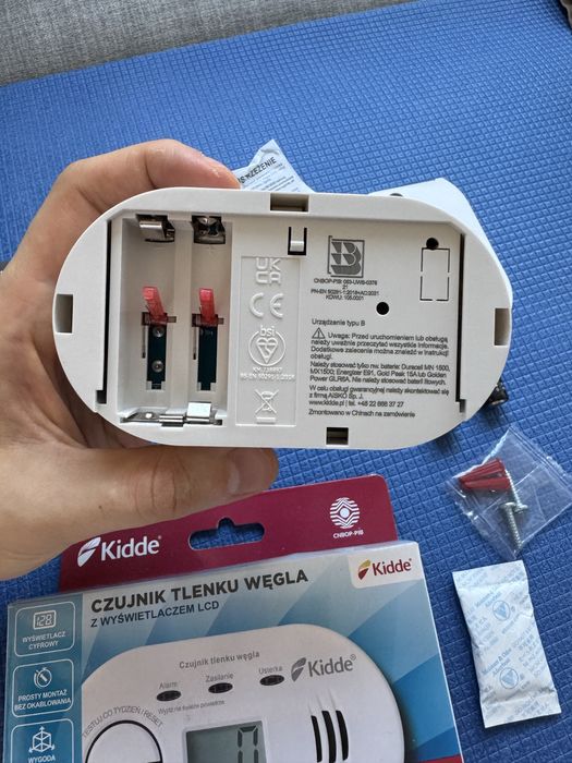 Czujnik tlenku węgla z wyświetlaczem K5DCO