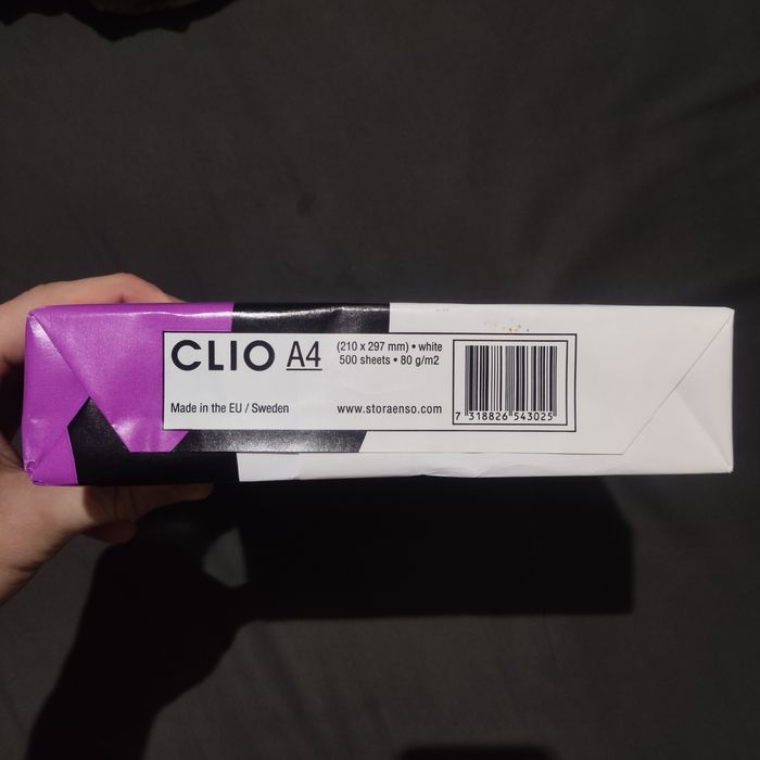 Офисная бумага CLIO, 500 листов