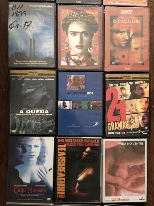 DVDs (alguns novos) - vendo 5 euros cada
