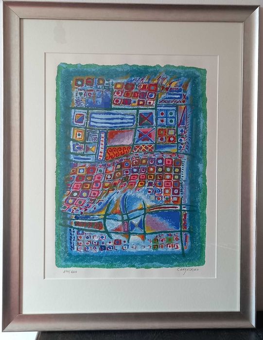 Serigrafia  Manuel Cargaleiro