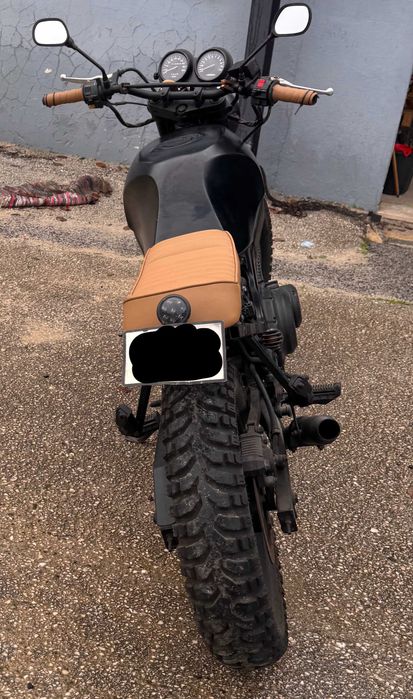 Suzuki GS500 Scrambler Black Mamba