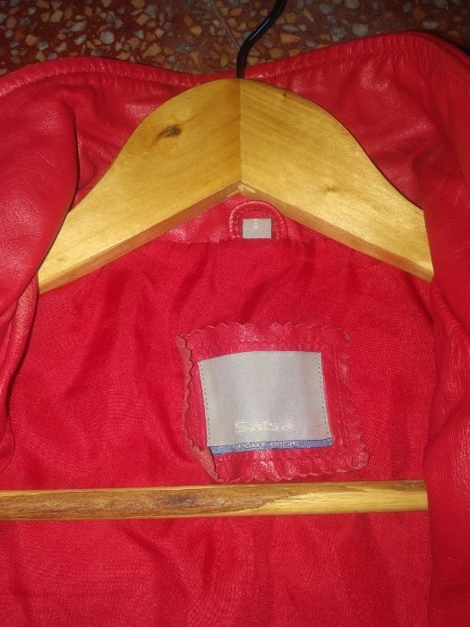 2 casacos em pele Salsa e Pure leather tamanho S