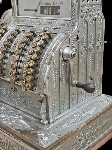 Registadora Histórica NATIONAL Cash Register (NCR) 1884