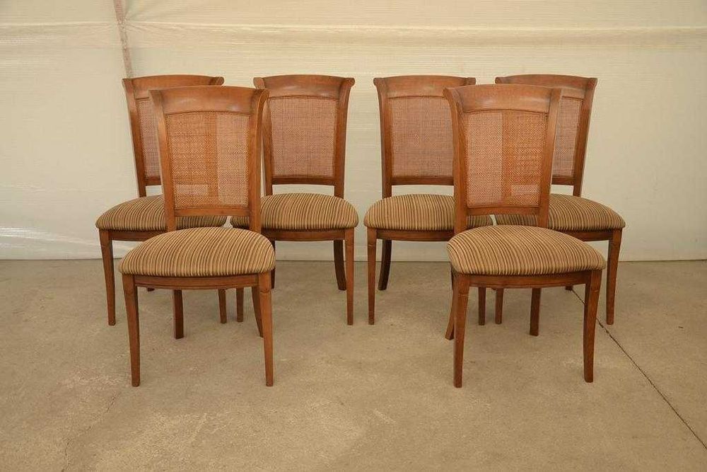 stylowe krzesła z rafią komplet 6 krzeseł