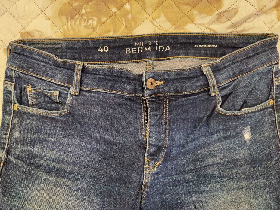 Calções de ganga C & A tam. 40 em excelente estado