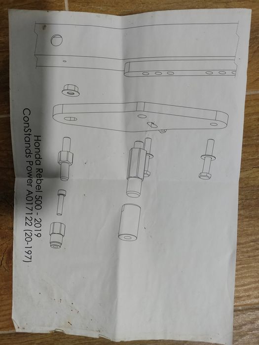 Vendo placa para Honda rebel